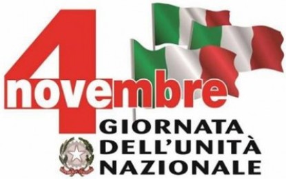 4 NOVEMBRE 2014 GIORNATA DELLE FORZE ARMATE E DELL’UNITA’ NAZIONALE