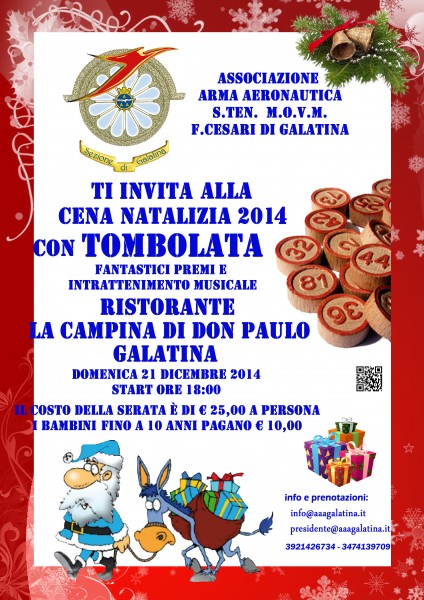 locandina TOMBOLATA 21-12-2014